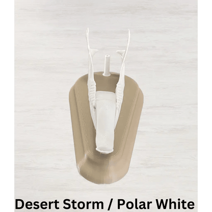 Whitetail Deer European Mount - Desert Storm / Polar White -