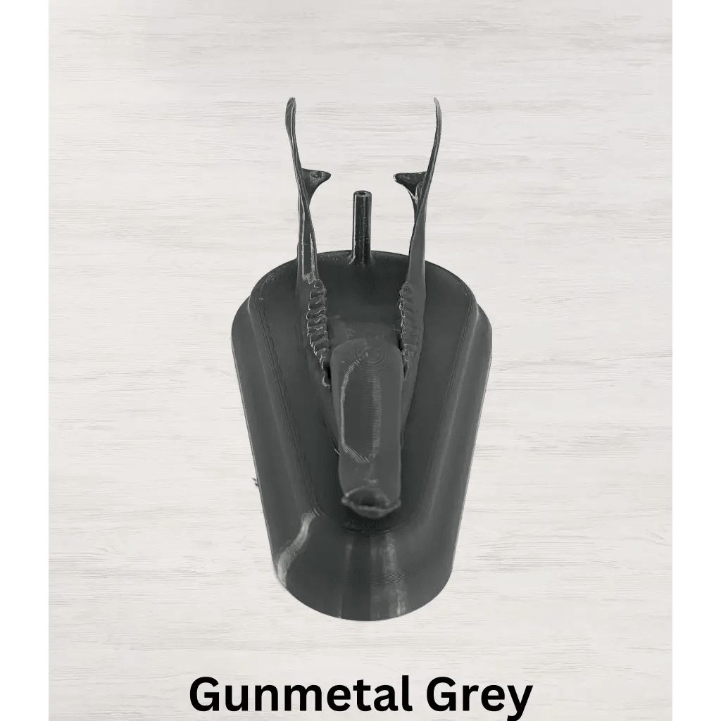 Whitetail Deer European Mount - Gunmetal Grey (Limited QTY)